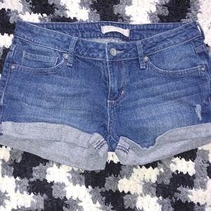 Denim shorts